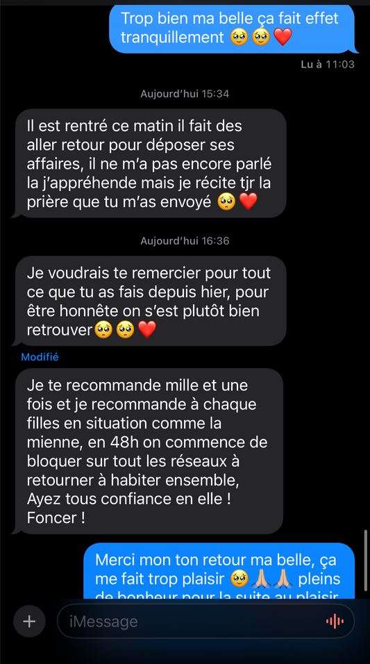 Rituel de Retour de l’Être Aimé