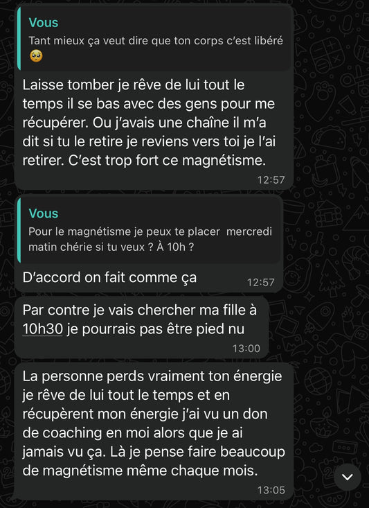 Magnétisme à distance