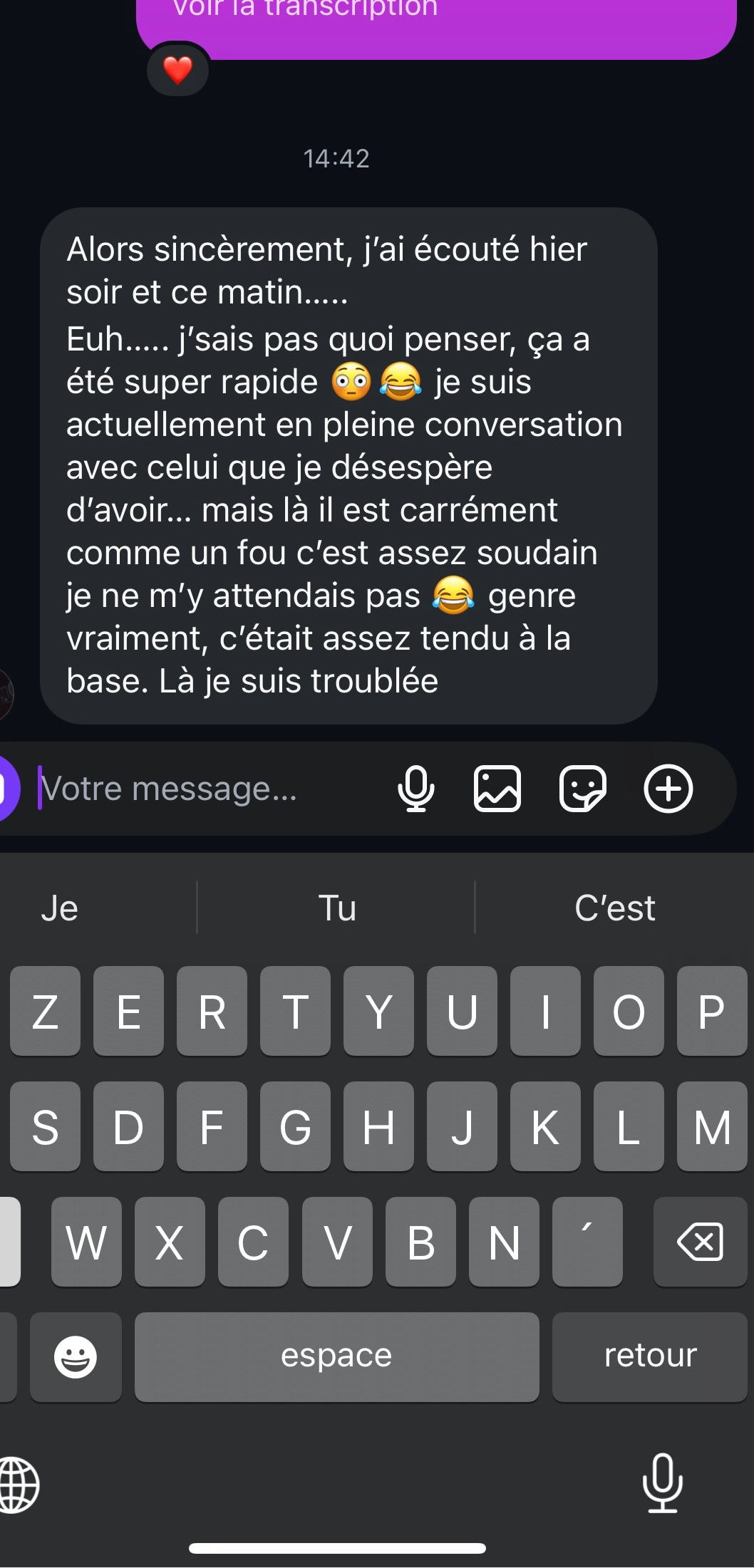 Subliminal + affirmation RETOUR AMOUREUX ULTRA PUISSANT💥