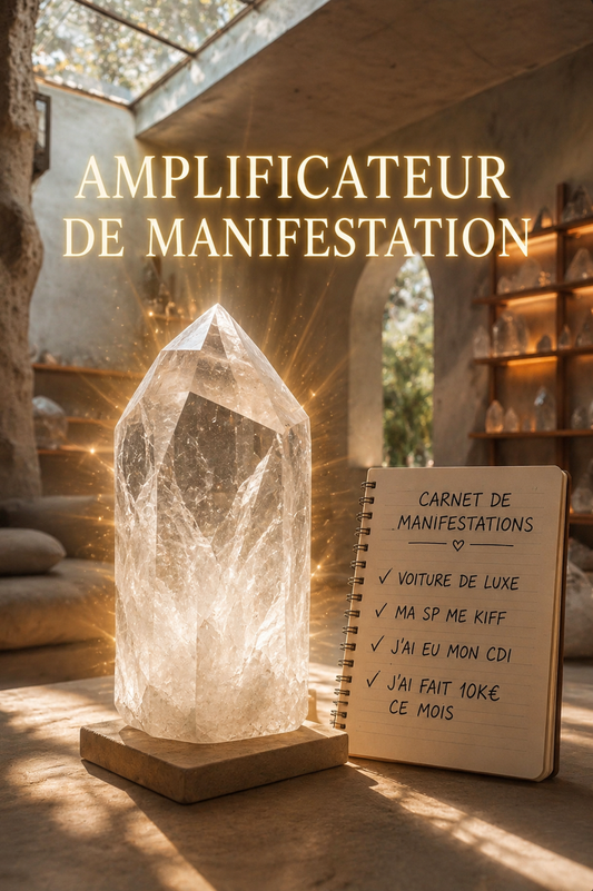 CRISTAL DE ROCHE + rituel de manifestation OFFERT💎